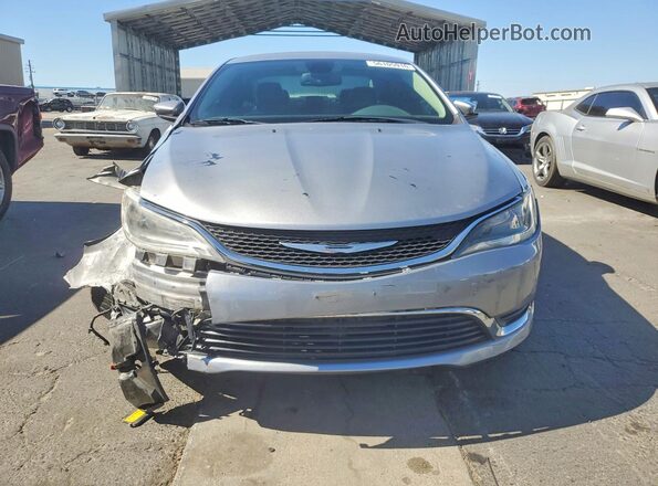 1C3CCCAB8HN510119 2017 CHRYSLER 200 Silver წინა ხედი