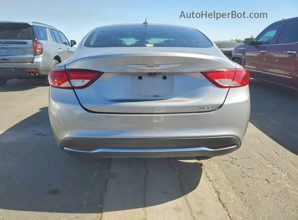 1C3CCCAB8HN510119 2017 CHRYSLER 200 Silver უკანა ხედი