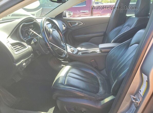 1C3CCCAB8HN510119 2017 CHRYSLER 200 Silver წინა სალონის ხედი
