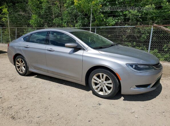 1C3CCCAB9GN101996 2016 CHRYSLER 200 Silver Przód prawy