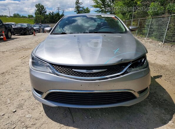 1C3CCCAB9GN101996 2016 CHRYSLER 200 Silver Widok z przodu