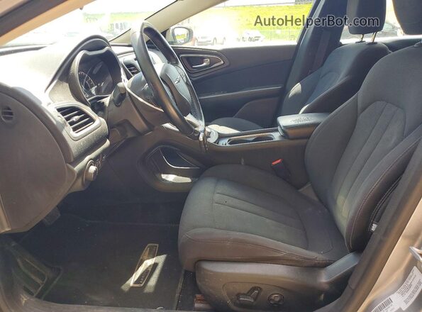 1C3CCCAB9GN101996 2016 CHRYSLER 200 Silver Widok wnętrza z przodu