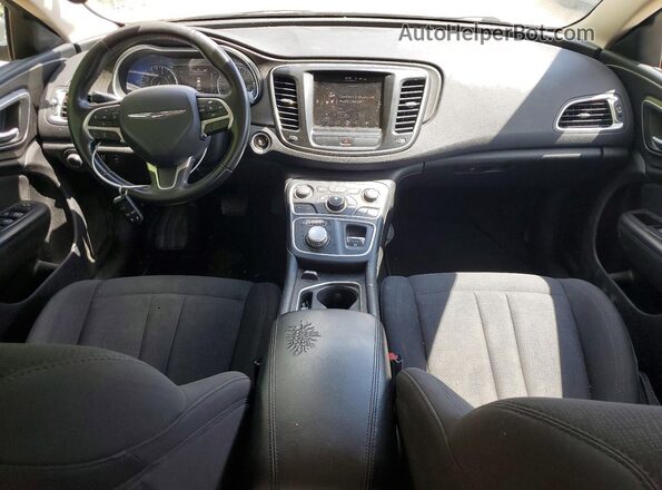 1C3CCCAB9GN101996 2016 CHRYSLER 200 Silver Widok deski rozdzielczej