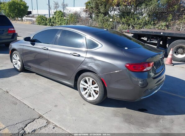 1C3CCCAB9GN103005 2016 CHRYSLER 200 Gray Հետևի ձախ
