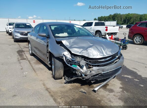 1C3CCCAB9GN113517 2016 CHRYSLER 200 Серебряный Вид спереди