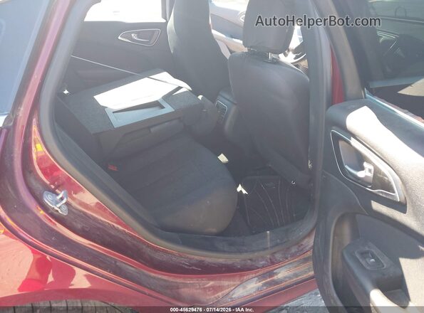 1C3CCCAB9GN116790 2016 CHRYSLER 200 Burgundy VIN კოდის სტიკერის ხედი