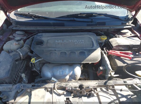 1C3CCCAB9GN116790 2016 CHRYSLER 200 Burgundy უკანა ხედი