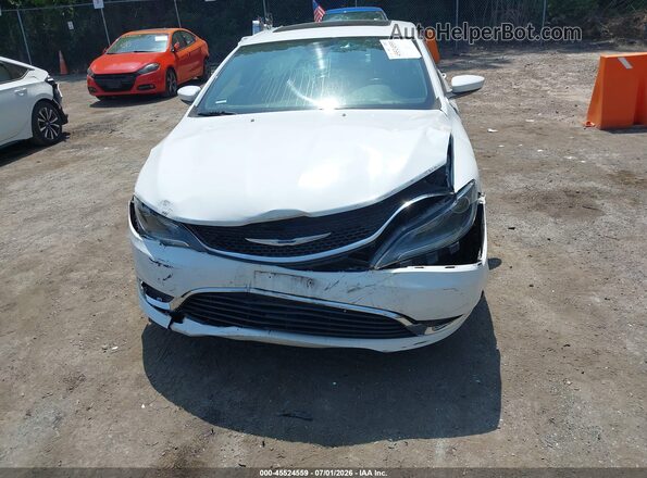 1C3CCCAB9GN133718 2016 CHRYSLER 200 White Вид спереду
