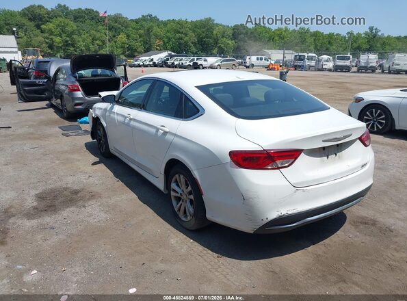1C3CCCAB9GN133718 2016 CHRYSLER 200 White Задня ліва чверть