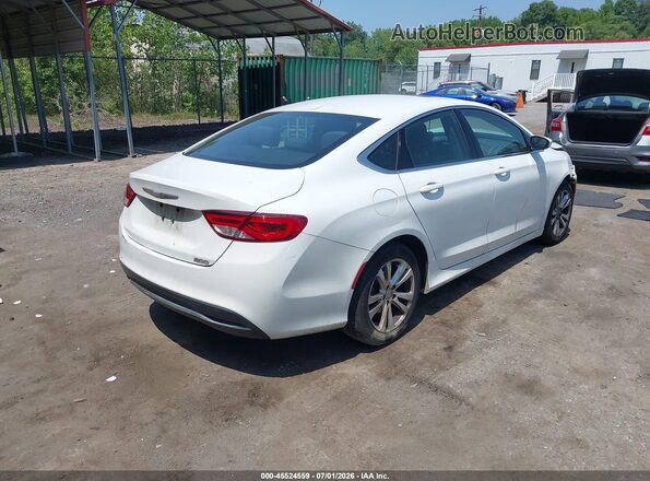 1C3CCCAB9GN133718 2016 CHRYSLER 200 White Задня права чверть