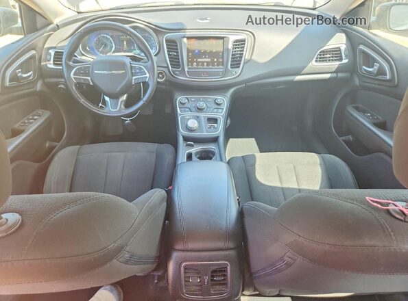 1C3CCCAB9GN158683 2016 CHRYSLER 200 Gray Вид панелі приладів