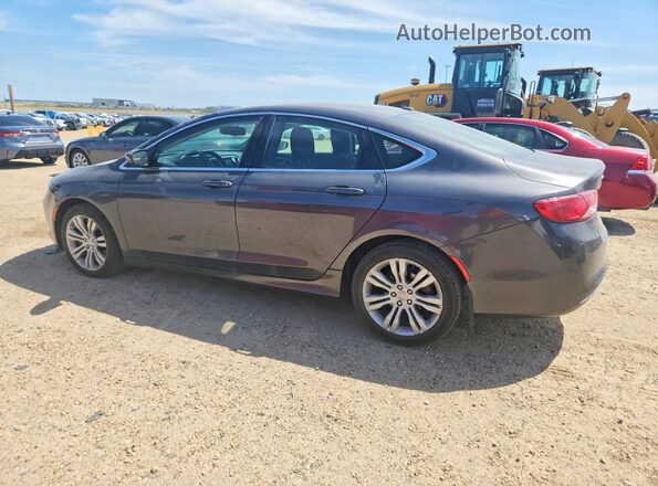 1C3CCCAB9GN158683 2016 CHRYSLER 200 Gray Задня ліва чверть