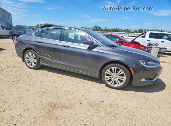 1C3CCCAB9GN158683 2016 CHRYSLER 200 Gray Передня права чверть