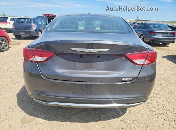 1C3CCCAB9GN158683 2016 CHRYSLER 200 Gray Вид ззаду
