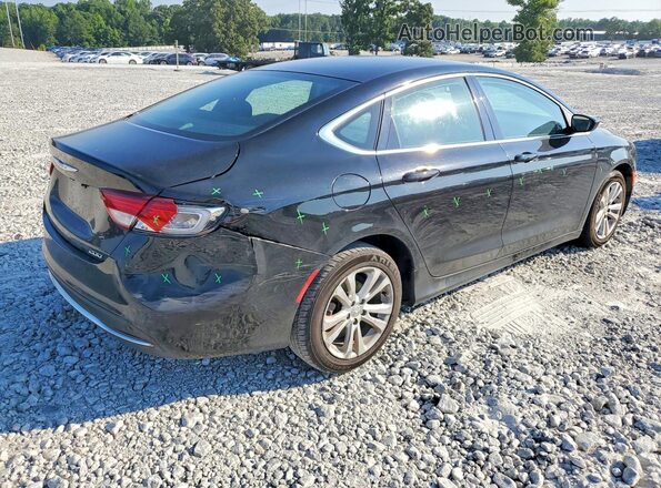 1C3CCCABXGN112389 2016 CHRYSLER 200 Black უკანა მარჯვენა