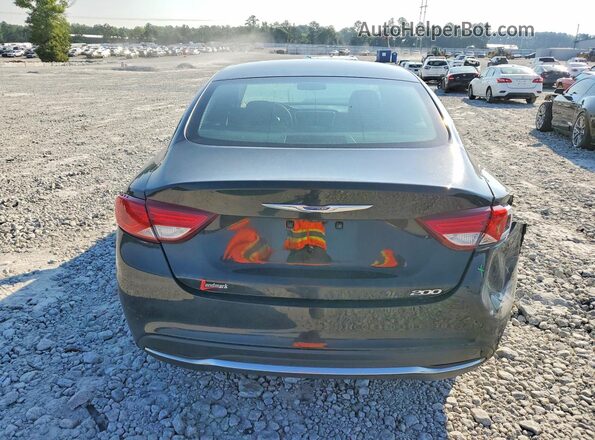 1C3CCCABXGN112389 2016 CHRYSLER 200 Black უკანა ხედი