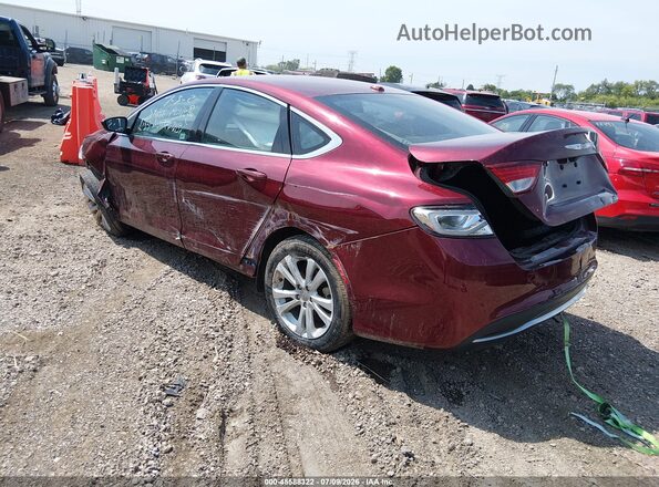 1C3CCCABXGN115924 2016 CHRYSLER 200 Red Հետևի ձախ