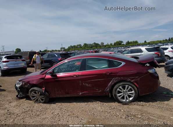 1C3CCCABXGN115924 2016 CHRYSLER 200 Red Սալոնի 360 աստիճան տեսք