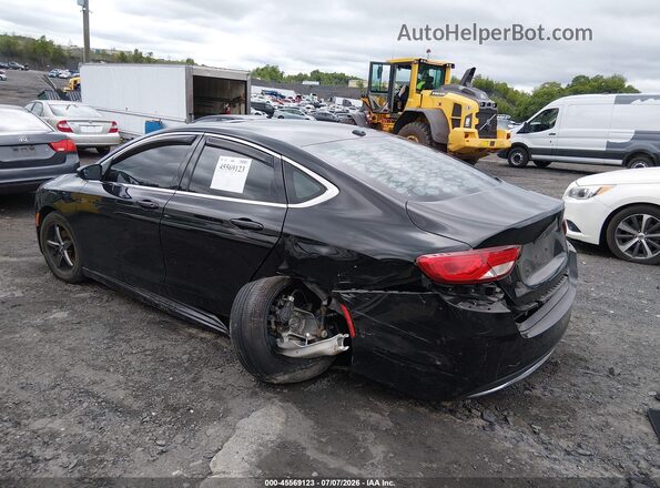 1C3CCCABXGN121884 2016 CHRYSLER 200 Черный Задняя левая четверть