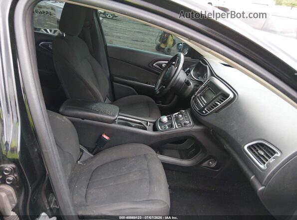 1C3CCCABXGN121884 2016 CHRYSLER 200 Черный Вид салона спереди