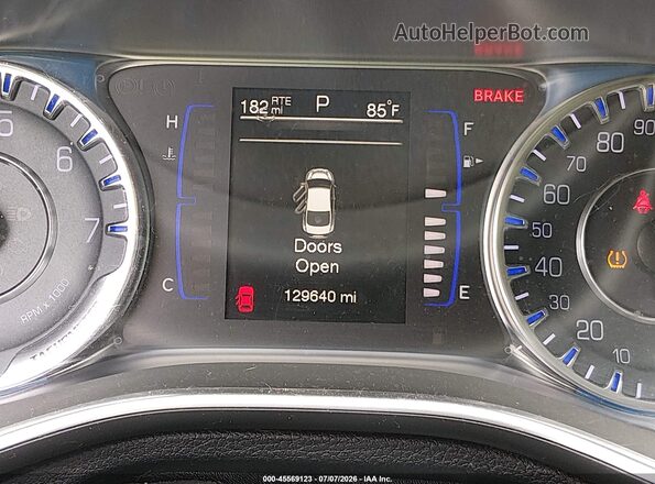 1C3CCCABXGN121884 2016 CHRYSLER 200 Черный 