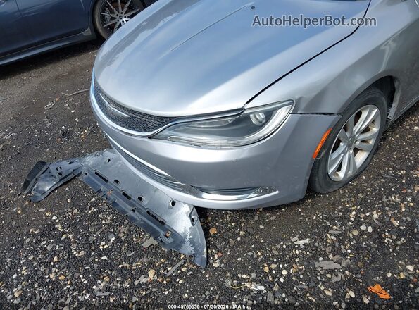 1C3CCCABXGN122825 2016 CHRYSLER 200 Gray Front view
