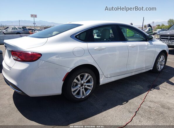 1C3CCCABXGN160152 2016 CHRYSLER 200 White Trasero derecho