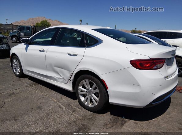 1C3CCCABXGN160152 2016 CHRYSLER 200 White Trasero izquierdo
