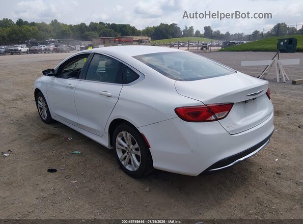 1C3CCCABXGN161723 2016 CHRYSLER 200 White Trasero izquierdo