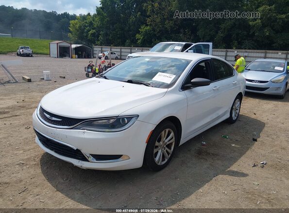 1C3CCCABXGN161723 2016 CHRYSLER 200 White Vista tres cuartos delantera izquierda