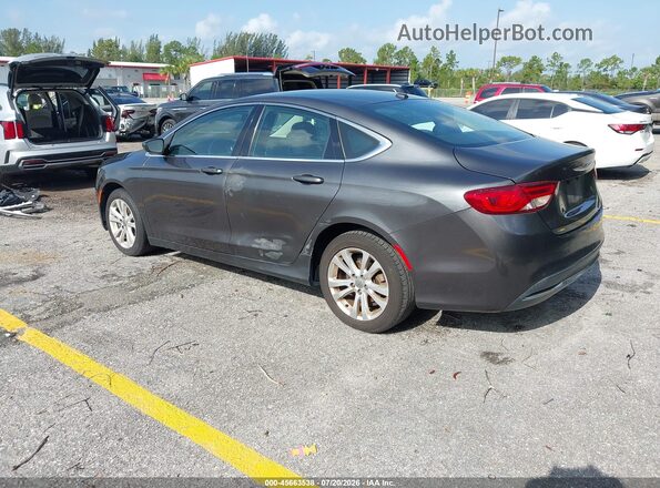 1C3CCCABXGN164525 2016 CHRYSLER 200 Gray Trasero izquierdo