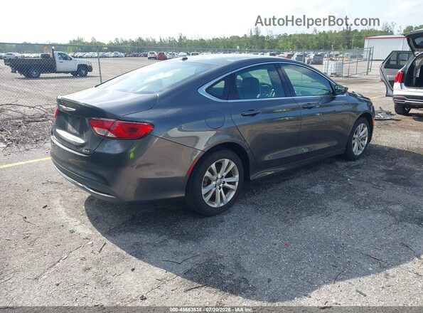 1C3CCCABXGN164525 2016 CHRYSLER 200 Gray Trasero derecho