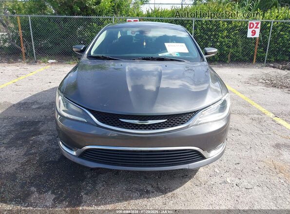 1C3CCCABXGN164525 2016 CHRYSLER 200 Gray Vista frontal