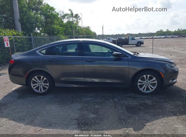 1C3CCCABXGN164525 2016 CHRYSLER 200 Gray Vista interior trasera