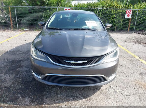 1C3CCCABXGN164525 2016 CHRYSLER 200 Gray Vista del cuadro de instrumentos