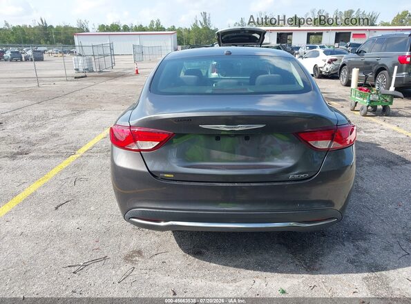 1C3CCCABXGN164525 2016 CHRYSLER 200 Gray 