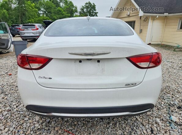 1C3CCCABXGN178506 2016 CHRYSLER 200 White Rear view