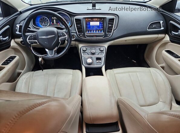 1C3CCCABXGN178506 2016 CHRYSLER 200 White Dashboard view