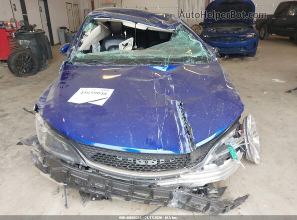 1C3CCCABXHN512115 2017 CHRYSLER 200 Blue Вид панелі приладів