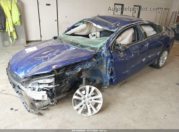 1C3CCCABXHN512115 2017 CHRYSLER 200 Blue Передня ліва чверть