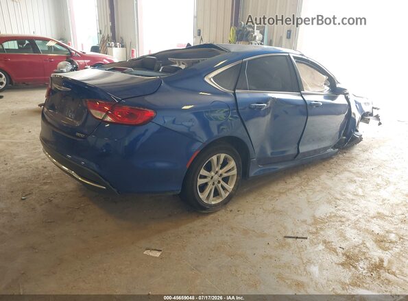 1C3CCCABXHN512115 2017 CHRYSLER 200 Blue Задня права чверть