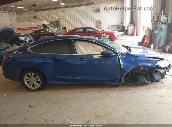 1C3CCCABXHN512115 2017 CHRYSLER 200 Blue Вид щитка приладів