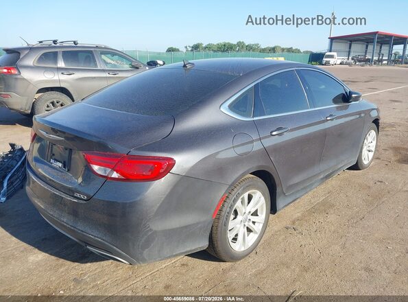 1C3CCCAG0GN106712 2016 CHRYSLER 200 Gray Հետևի աջ