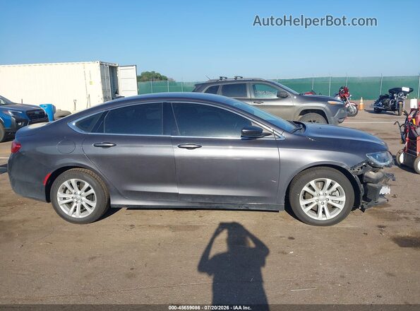 1C3CCCAG0GN106712 2016 CHRYSLER 200 Gray Սալոնի 360 աստիճան տեսք