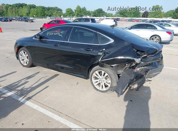 1C3CCCAG0HN510143 2017 CHRYSLER 200 Black Tył lewy