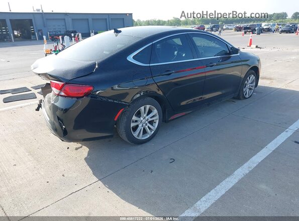 1C3CCCAG0HN510143 2017 CHRYSLER 200 Black Tył prawy