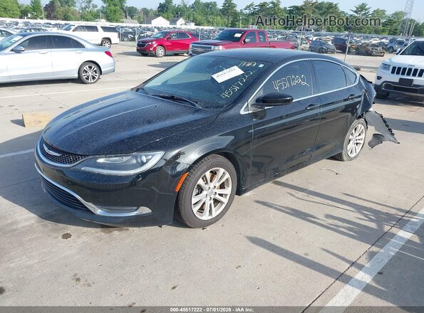 1C3CCCAG0HN510143 2017 CHRYSLER 200 Black Przód lewy