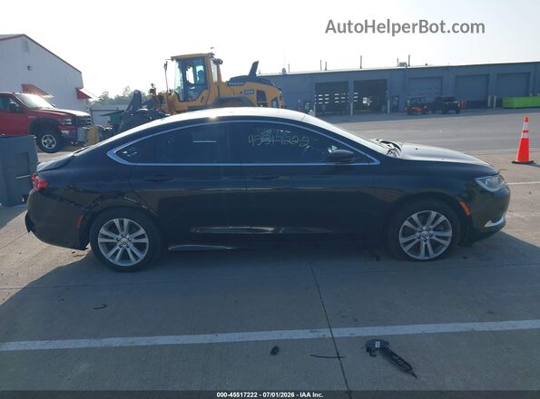 1C3CCCAG0HN510143 2017 CHRYSLER 200 Black Widok wnętrza z tyłu