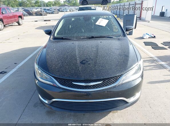 1C3CCCAG0HN510143 2017 CHRYSLER 200 Black Widok zestawu wskaźników