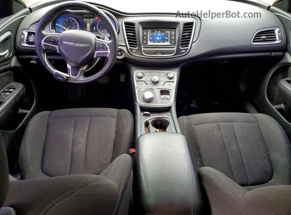 1C3CCCAG4GN134755 2016 CHRYSLER 200 Black Вид панелі приладів